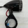 CH553 (3) Front Motorcycle Fork Turn Signal Black/Smoke