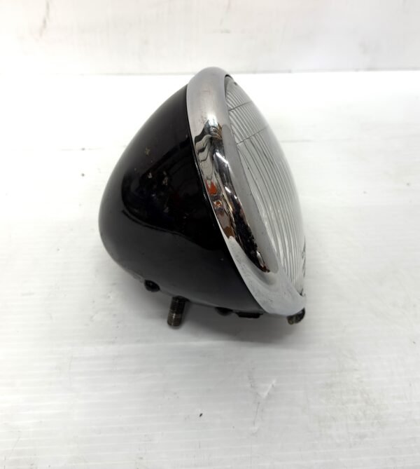 CycleRay SPRINGER HEADLIGHT Black for 1935 - 1957 Harley VL UL Knuckle 45 Pan