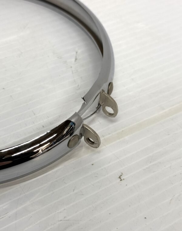 Custom Chrome Springer Headlight Ring 12-542 with Screw