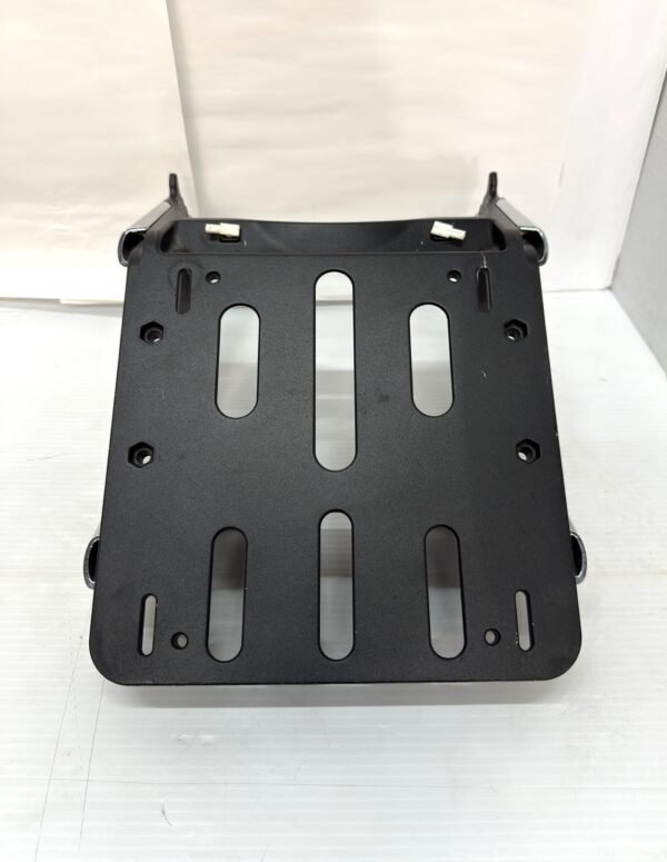 CH566 (2) OEM Harley Tourpak Support Black with Chrome 53000125 for 2014-up Touring