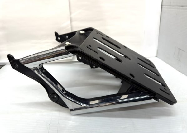 CH566 (3) OEM Harley Tourpak Support Black with Chrome 53000125 for 2014-up Touring