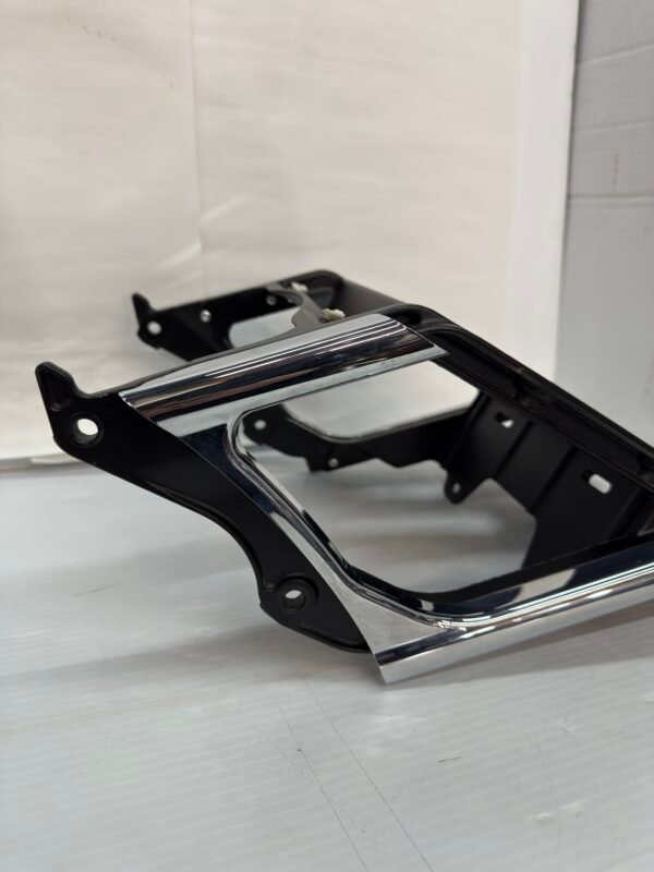CH566 (4) OEM Harley Tourpak Support Black with Chrome 53000125 for 2014-up Touring
