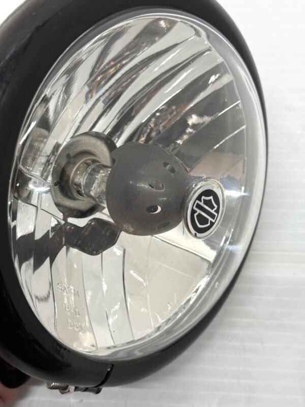 OEM Harley 5 3/4" Headlamp Bucket Assembly Black for Sportster Dyna
