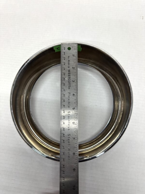 7'' Chrome Headlamp Trim Ring Cover Visor For Harley Touring Softail Road King