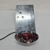 CH594 (2) Custom License Plate Mount and Oval Tail Light for Side Mount