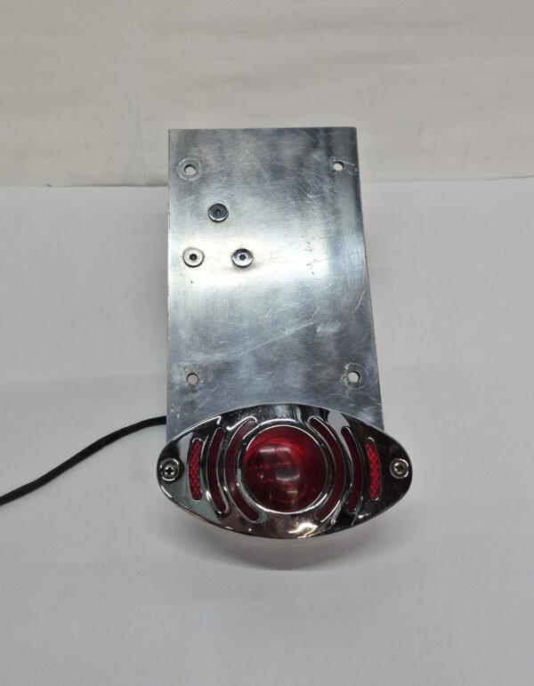 CH594 (2) Custom License Plate Mount and Oval Tail Light for Side Mount