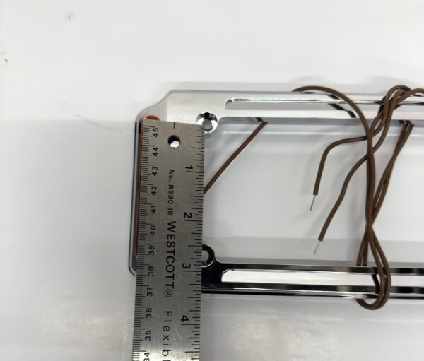 Motorcycle License Plate Frame with Amber Lights 11-122
