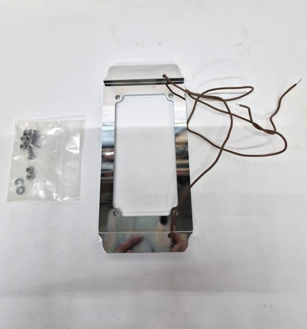 Motorcycle License Plate Frame with Amber Lights 11-122