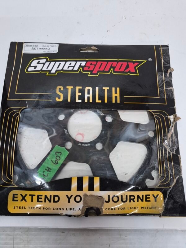 CH603 (5) Supersprox Sprocket RST-7081-51-BLK Chain 530 for Harley