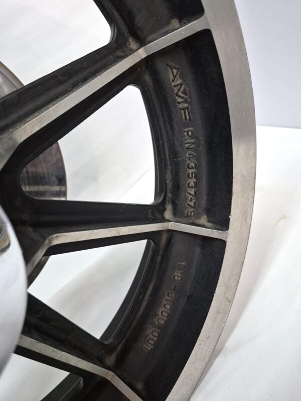 Harley AMF Dual Disk Shovelhead 9 Spoke Front Wheel with 10" Brake Disc Rotor 16x3 43537-79