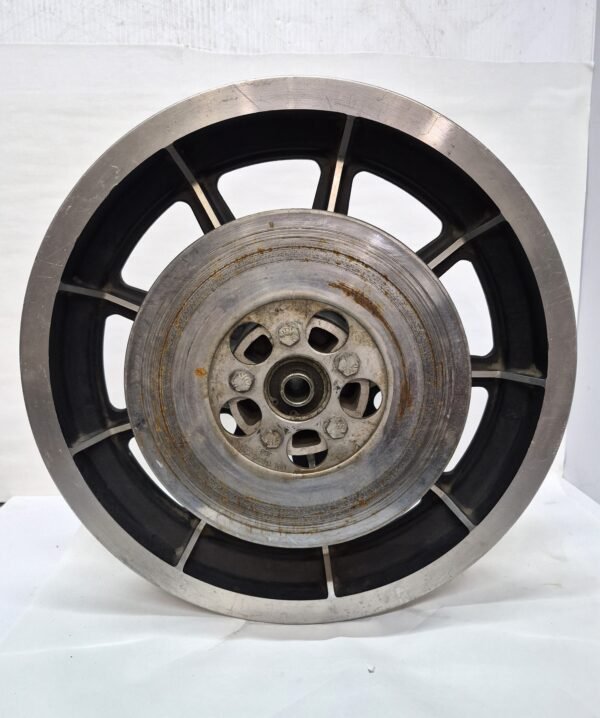 Harley AMF Dual Disk Shovelhead 9 Spoke Front Wheel with 10" Brake Disc Rotor 16x3 43537-79