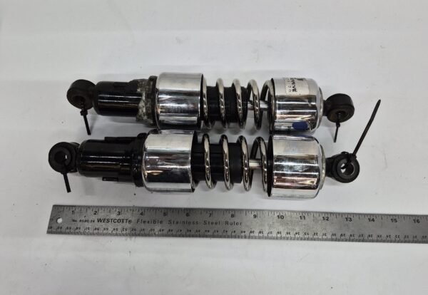Progressive Suspension 12" 412-4049 Shocks Chrome for 04-15 Harley Sportster Dyna