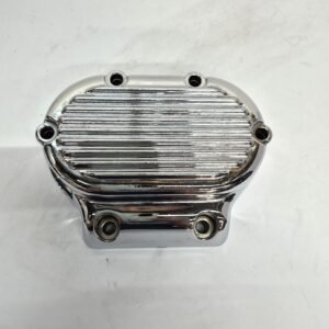 CH631 (1) Harley Finned Chrome Transmission Cover 37082-87