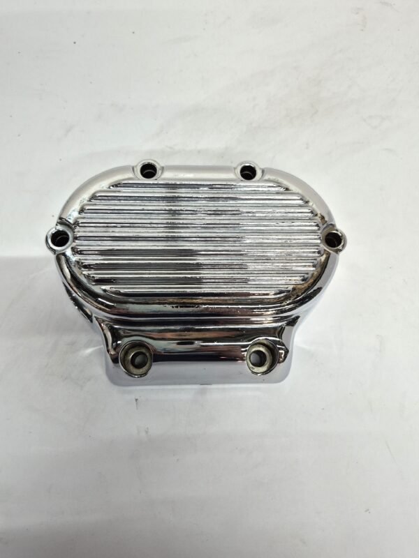 Harley Finned Chrome Transmission Cover 37082-87