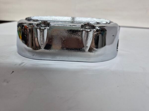 Harley Finned Chrome Transmission Cover 37082-87