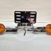 CH635 (1) Chrome Rear Lightbar With Turn Signals and License Plate Holder for 1998-2009 Touring