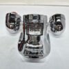 Cycle Standard Tombstone LED Taillight w/ Red Turn Signals - Red Lens