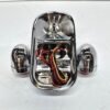 Cycle Standard Tombstone LED Taillight w/ Red Turn Signals - Red Lens