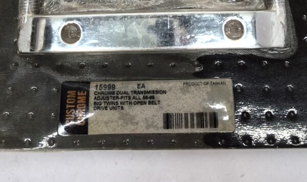 Custom Chrome Dual Transmission Adjuster 15999 for 58-86 Big Twins with Open Belt Drive Units