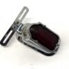 CH665 (1) Chrome Red Tombstone Brake Tail Light Signal for Knucklehead Panhead