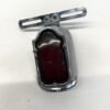 CH665 (2) Chrome Red Tombstone Brake Tail Light Signal for Knucklehead Panhead