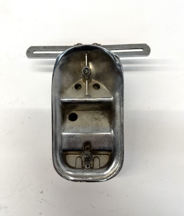 CH665 (5) Chrome Red Tombstone Brake Tail Light Signal for Knucklehead Panhead