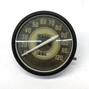 "Military" Face 2:1 ratio Speedometer 1941 - 1945 Harley Knuckle UL 45 WLA WLC