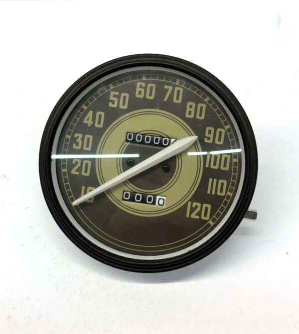 "Military" Face 2:1 ratio Speedometer 1941 - 1945 Harley Knuckle UL 45 WLA WLC