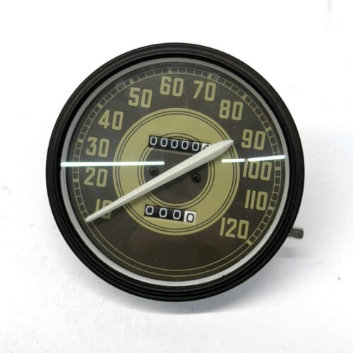 “Military” Face 2:1 ratio Speedometer 1941 – 1945 Harley Knuckle UL 45 WLA WLC