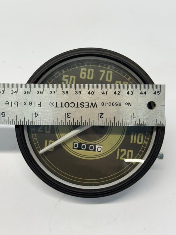 "Military" Face 2:1 ratio Speedometer 1941 - 1945 Harley Knuckle UL 45 WLA WLC