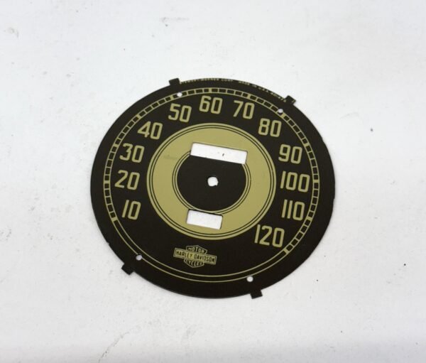 Original Speedometer Face Restored 1941 - 1945 Harley Knuckle UL 45 WLA WLC