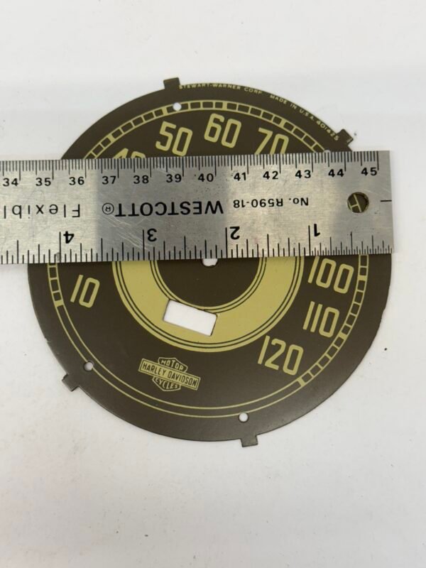 Original Speedometer Face Restored 1941 - 1945 Harley Knuckle UL 45 WLA WLC