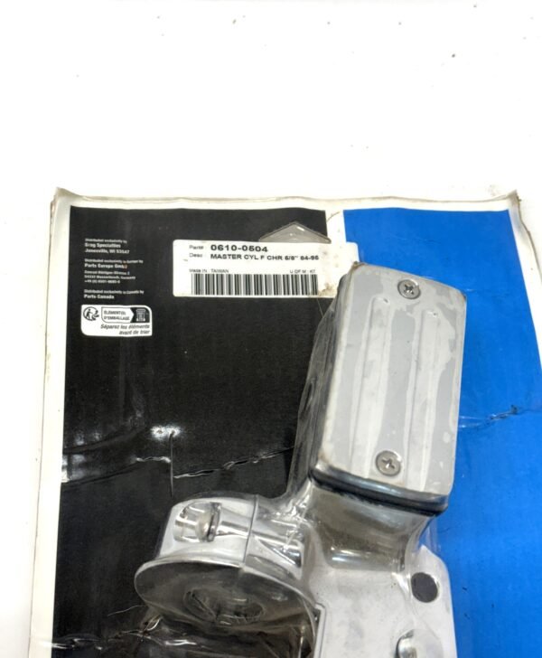 Drag Specialties 0610-0504 Master Cylinder Front Chrom 5/8" for 84-95 Harley Touring FXR Dyna