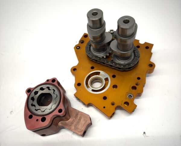 Harley Screamin' Eagle Cam plate with Zippers 657 Red shift, Feuling Oil pump 25400019, 39969-06