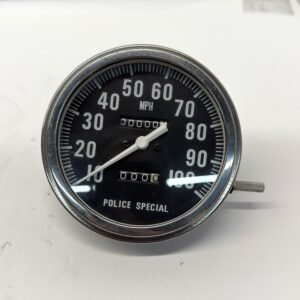 CH686 (1) V-Twin Harley Replica Police 2:1 Speedometer MPH for 1962-1985 FL