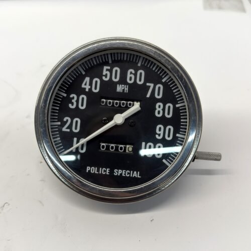 V-Twin Harley Replica Police 2:1 Speedometer MPH for 1962-1985 FL