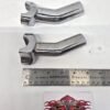CH722 (4) Harley 1" Handlebar Pullback Risers Chrome