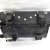 Black Leather Motorcycle Bag