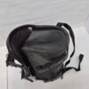 Black Leather Motorcycle Bag