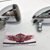 Harley Front Turn Signals Lights Chrome Smoke lenses