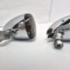 Harley Front Turn Signals Lights Chrome Smoke lenses
