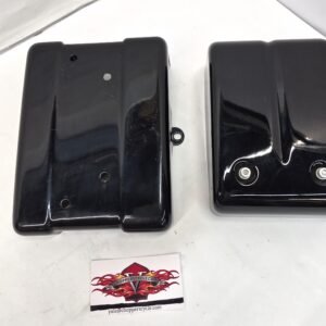 CH742 (1) Left & Right Battery Side Covers 66361-04 04-11 Harley Dyna