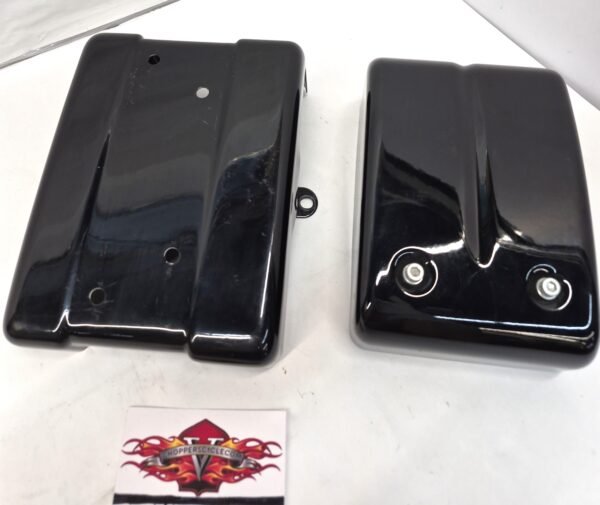 Left & Right Battery Side Covers 66361-04 04-11 Harley Dyna