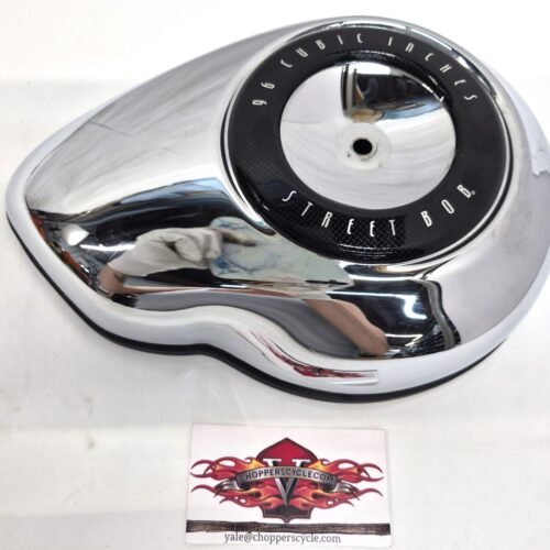 Harley 96ci Street Bob Chrome Air Cleaner Cover 28725-10