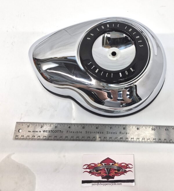 Harley 96ci Street Bob Chrome Air Cleaner Cover 28725-10