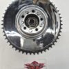 Rear Hydraulic Brake Drum Kit Chrome for Panhead Shovelhead