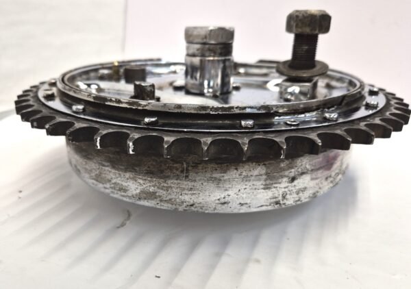 Rear Hydraulic Brake Drum Kit Chrome for Panhead Shovelhead