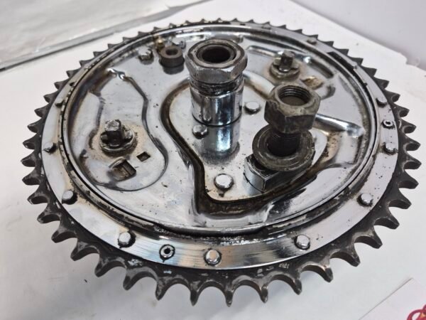 Rear Hydraulic Brake Drum Kit Chrome for Panhead Shovelhead