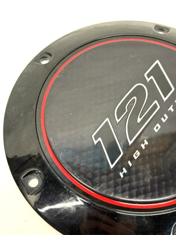 121 Derby Cover 2570074 Black Red M8 CVO Road Glide Harley