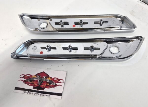 Saddlebag Hinge Latch Covers Chrone 90202459 90202458 24-25 Road Glide Street Glide